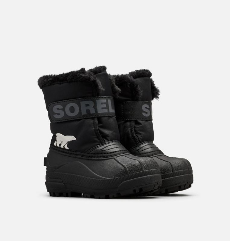 Sorel Barn Vinterkängor Svarta - Childrens Commander™ - ERF-921548